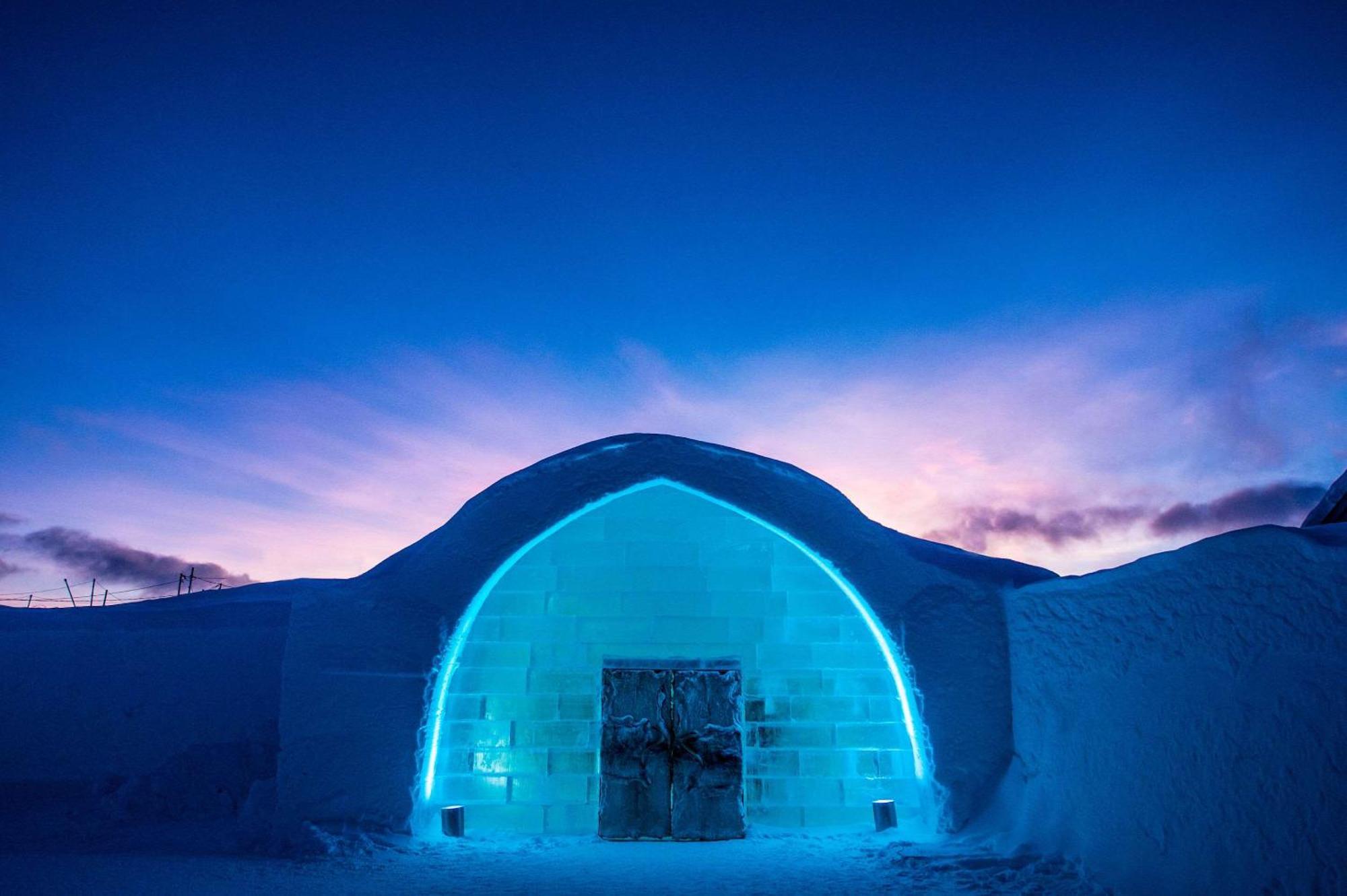 Ice Hotel Jukkasjärvi Esterno foto